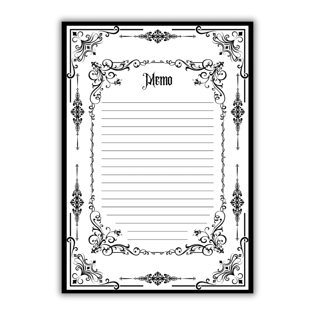 Gothic September Journal Planner Pages