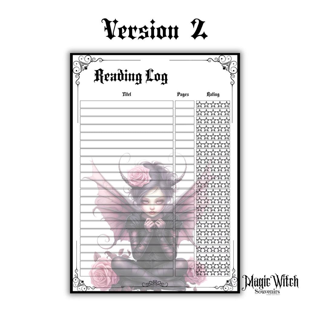 Gothic Reading Log