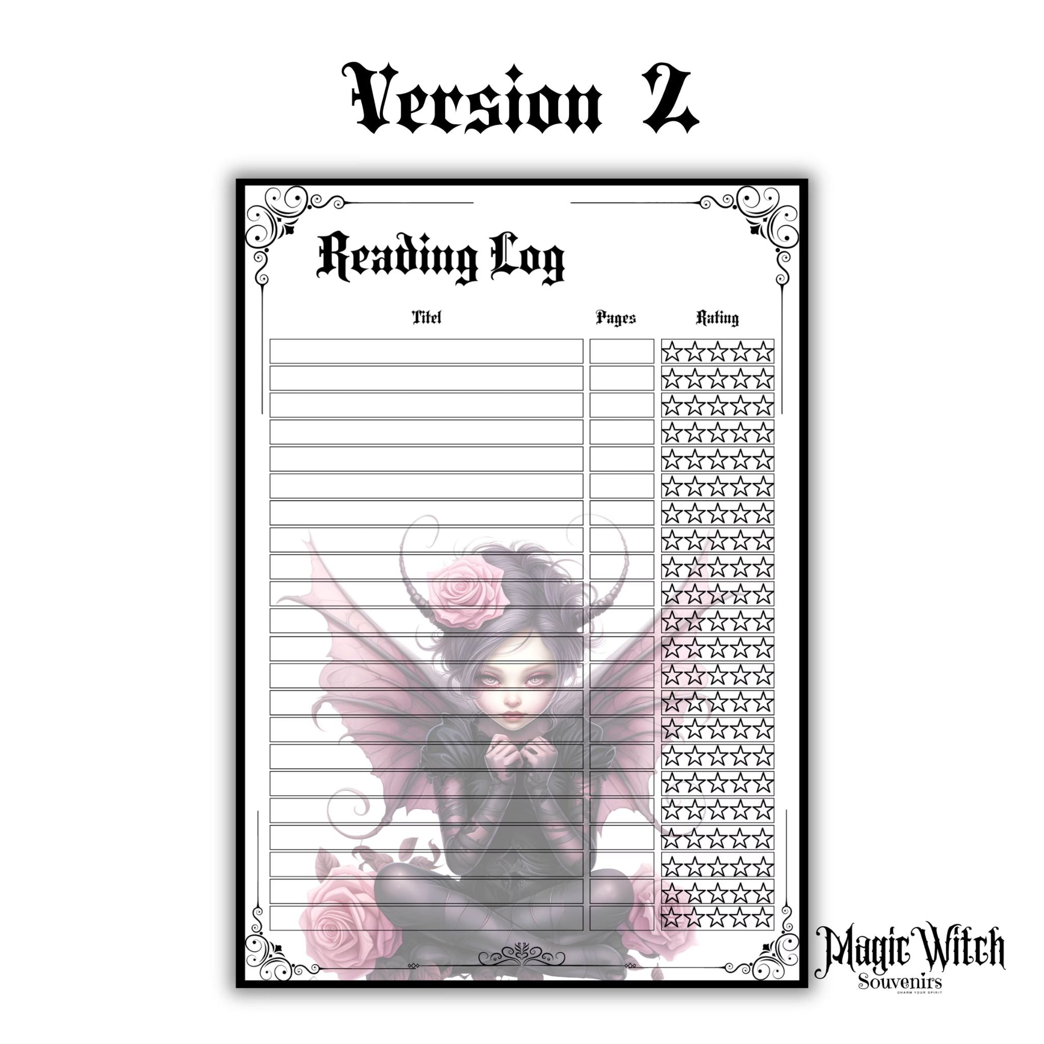 Gothic Reading Log