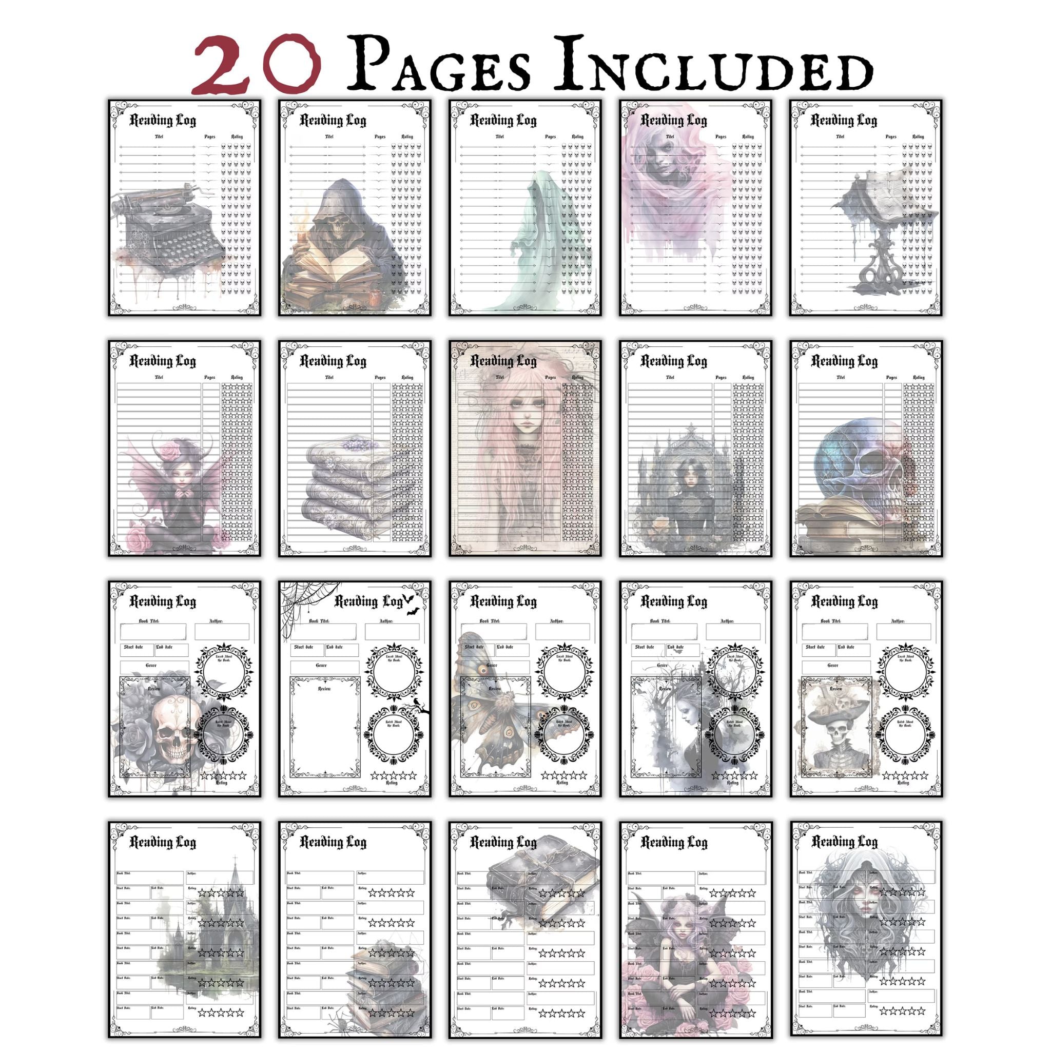 Gothic Reading Log
