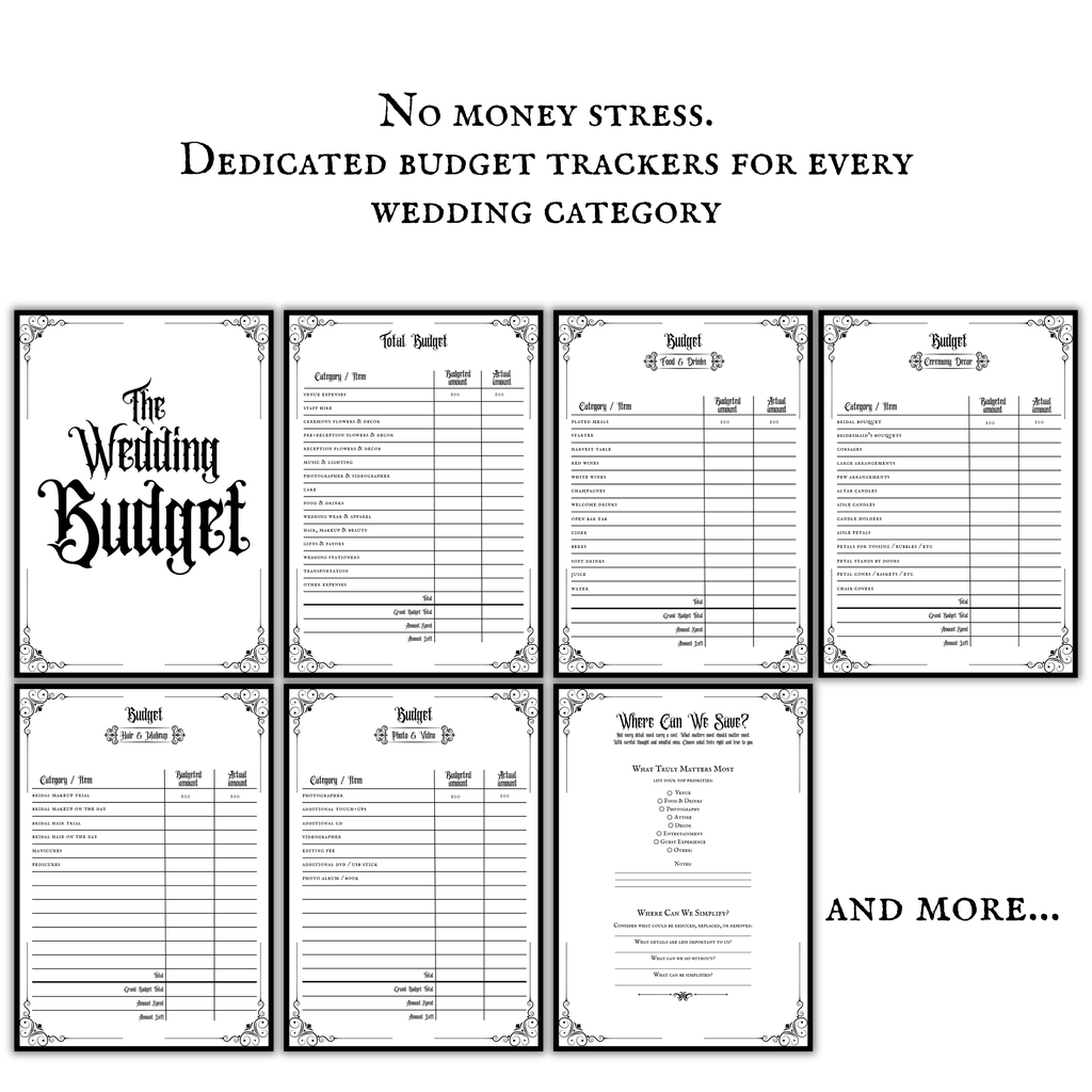 The Ultimate Gothic Wedding Planner