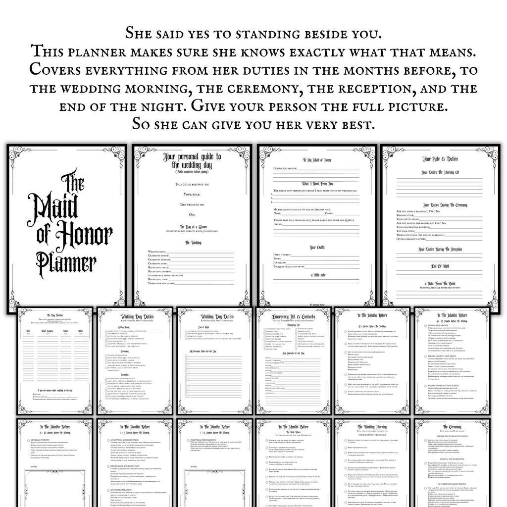 The Ultimate Gothic Wedding Planner