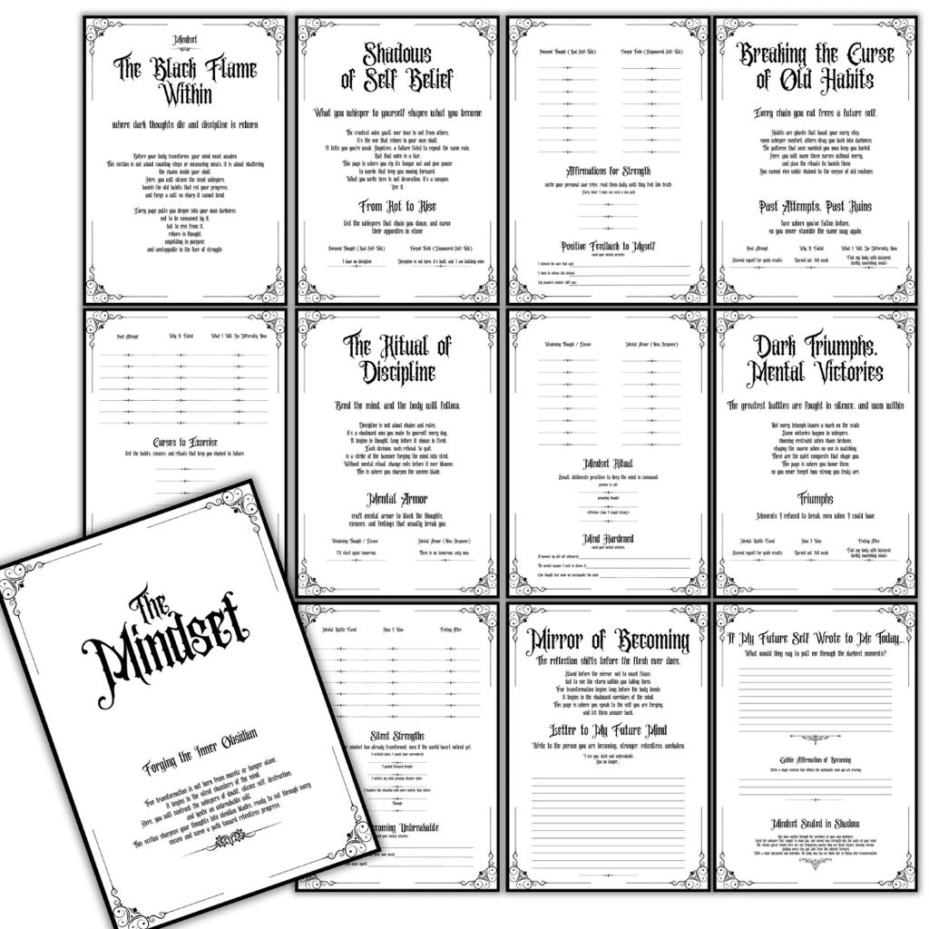Gothic Weight Loss Planner