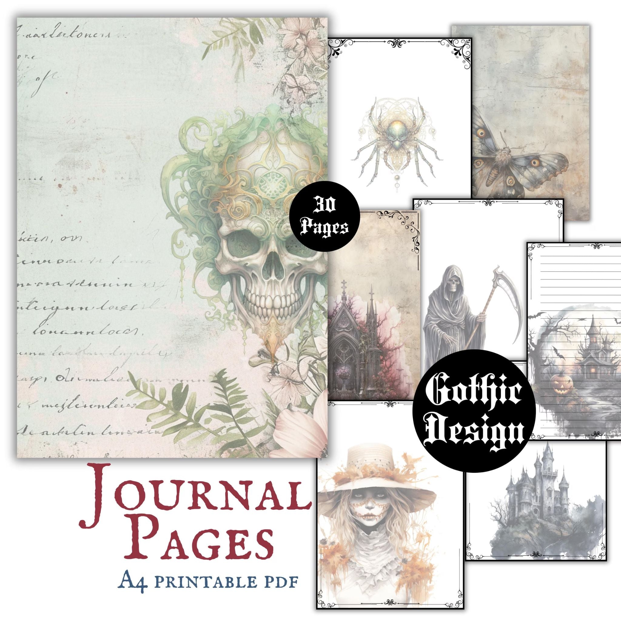 Gothic Journal Pages