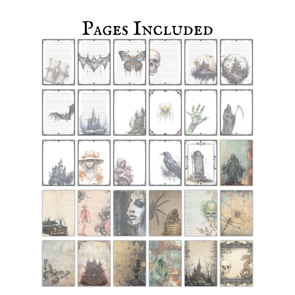 Gothic Journal Pages