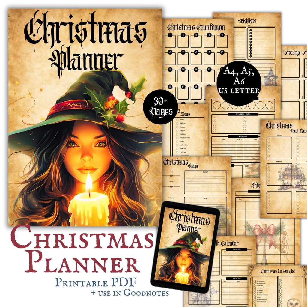 Witchy Christmas Planner