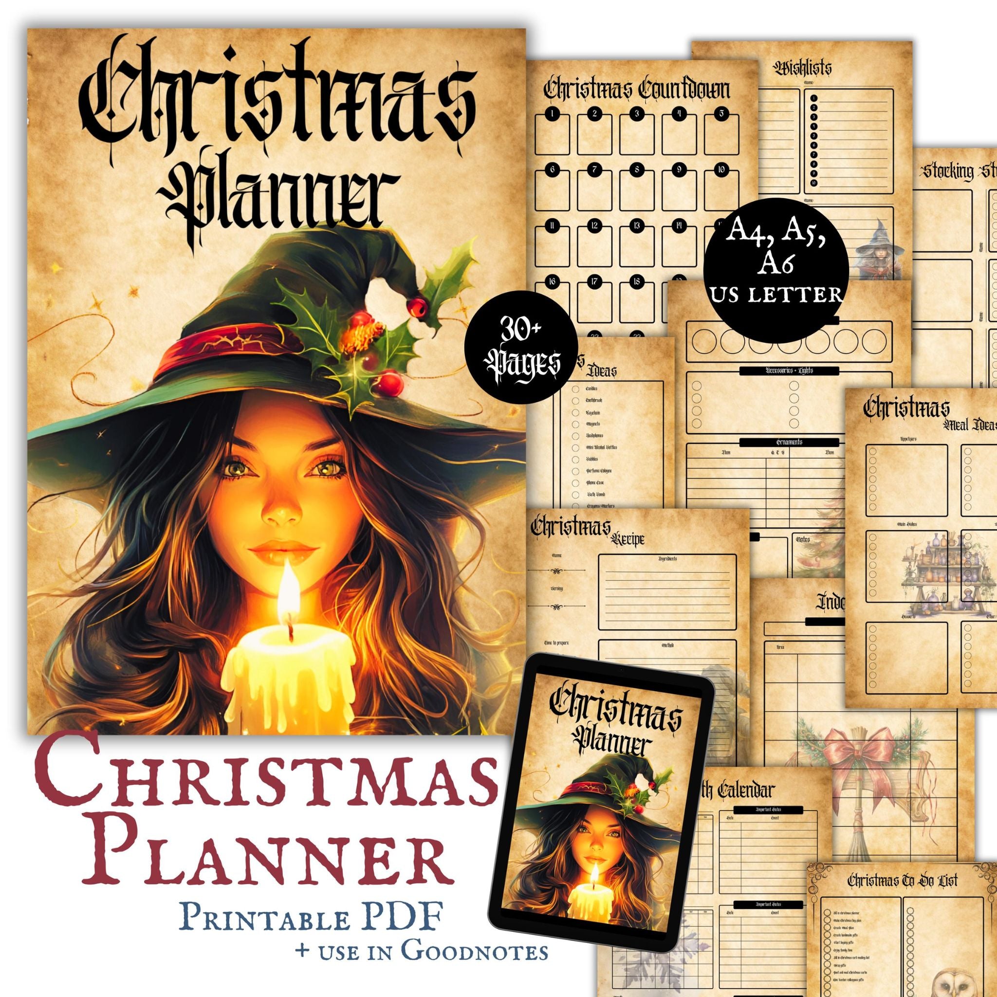 Witchy Christmas Planner