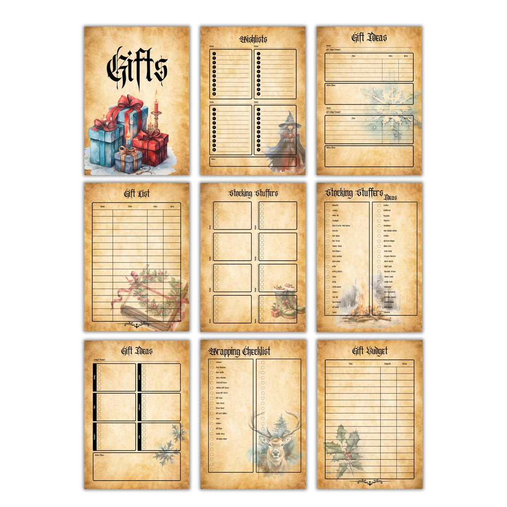 Witchy Christmas Planner
