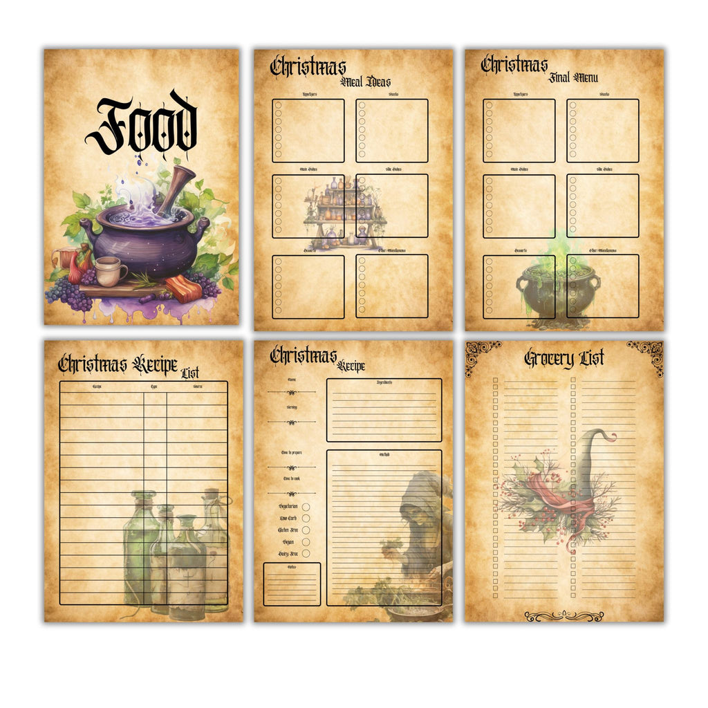 Witchy Christmas Planner