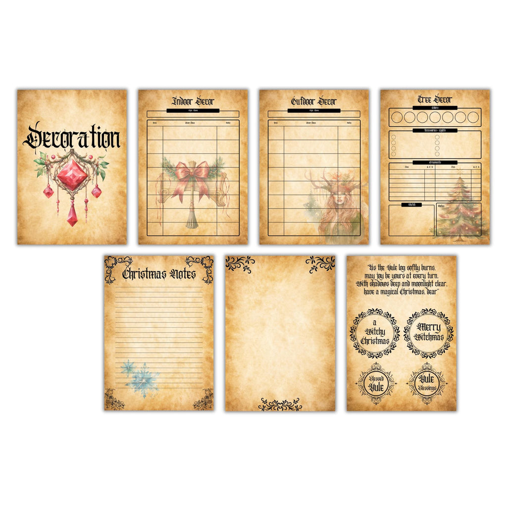 Witchy Christmas Planner