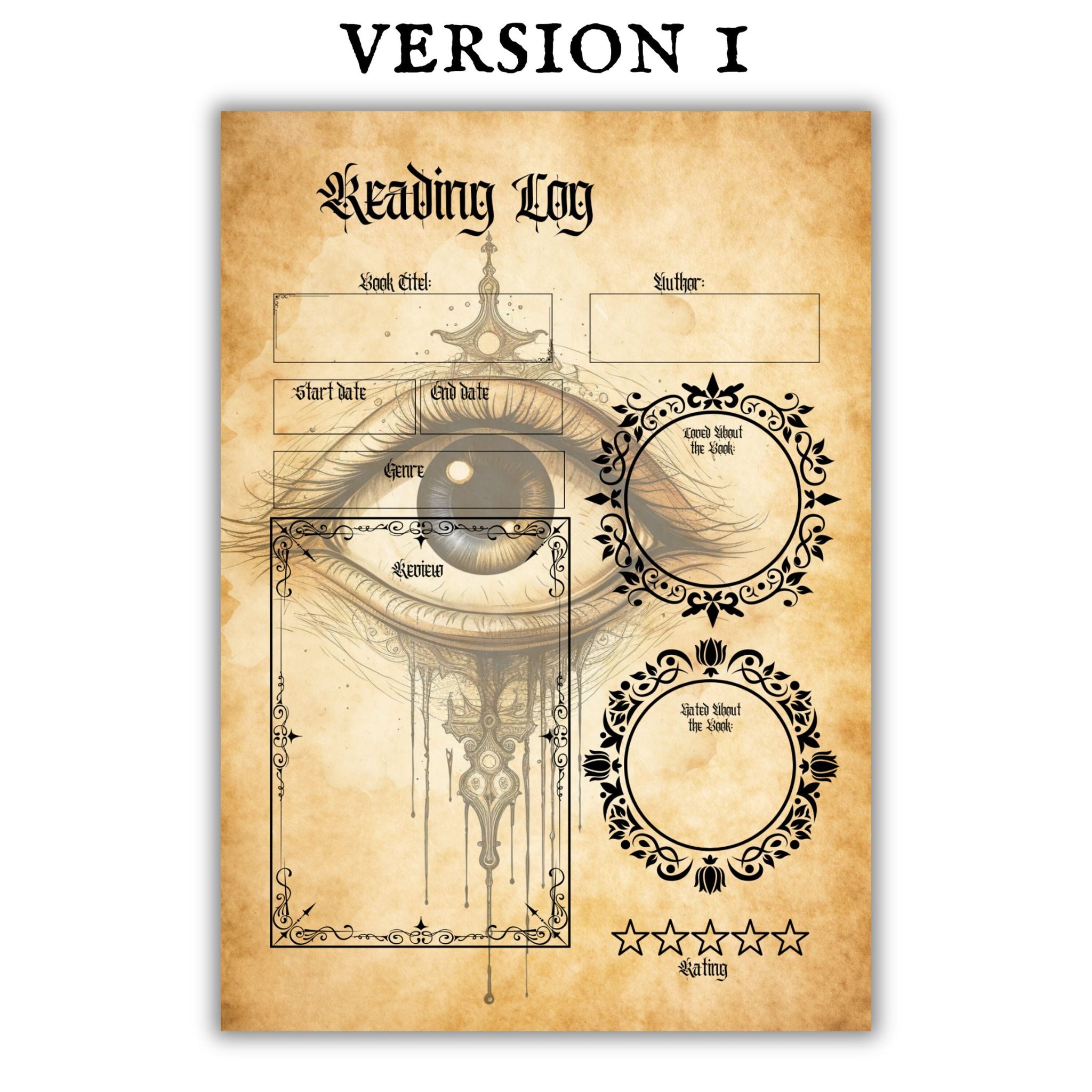 Witchy Reading Tracker Bundle