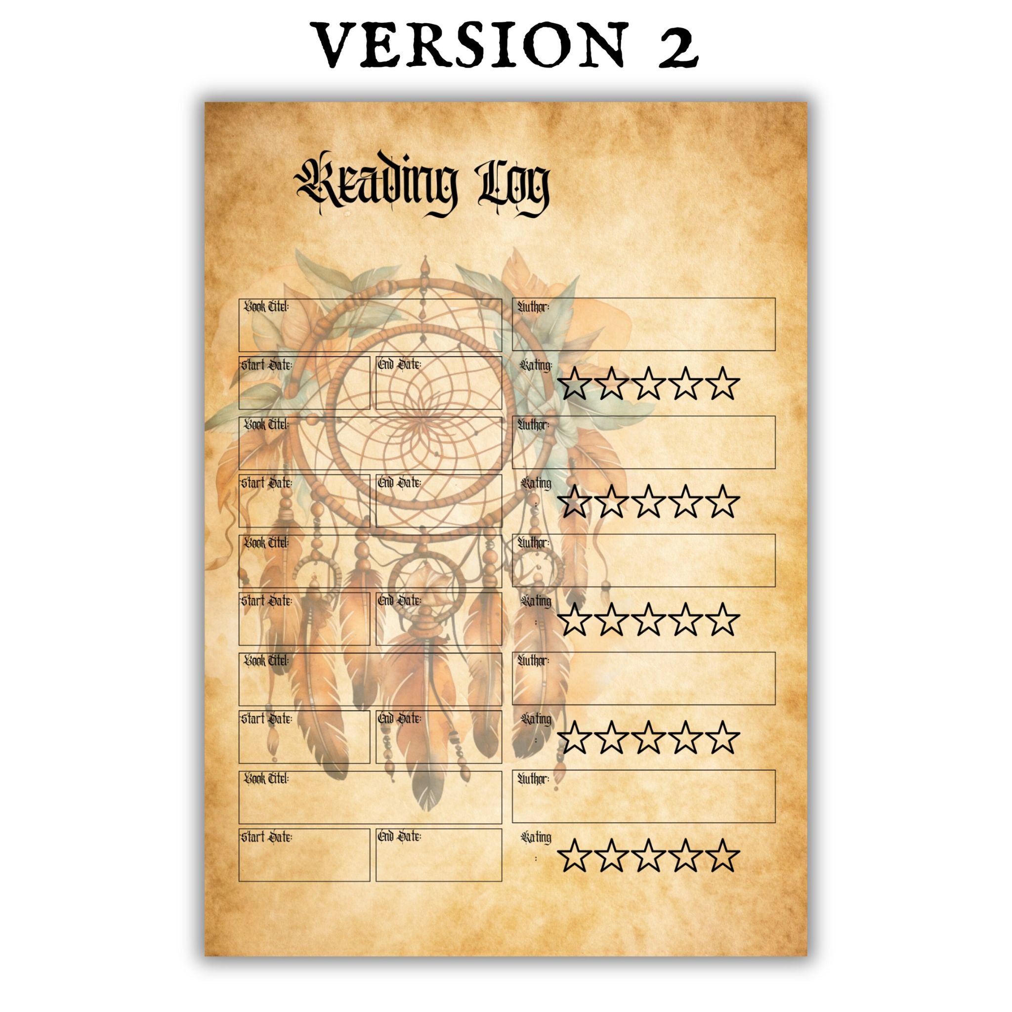 Witchy Reading Tracker Bundle