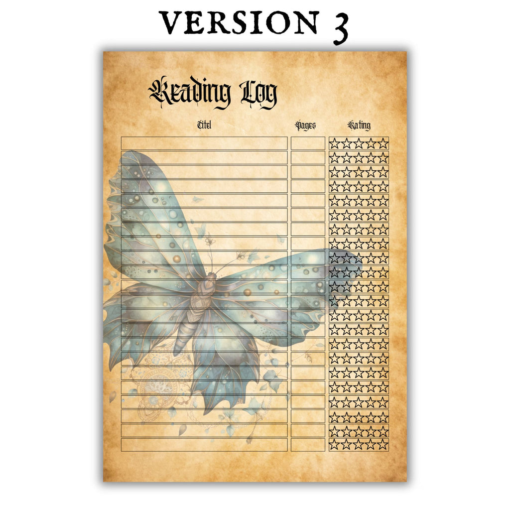 Witchy Reading Tracker Bundle