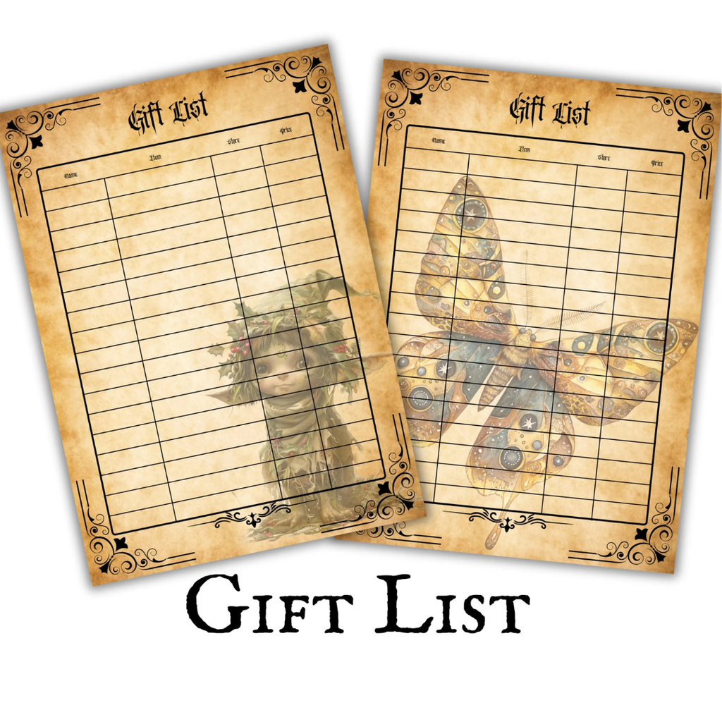 Witchy Christmas Gift List