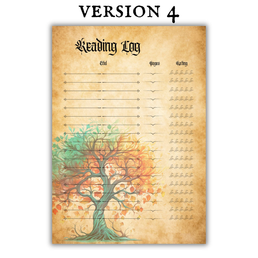 Witchy Reading Tracker Bundle