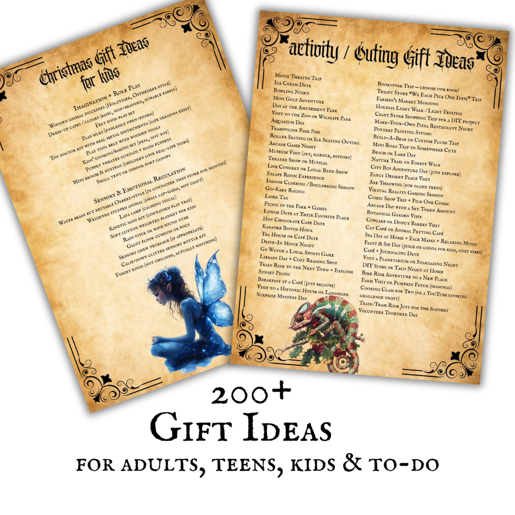 Witchy Christmas Gift List