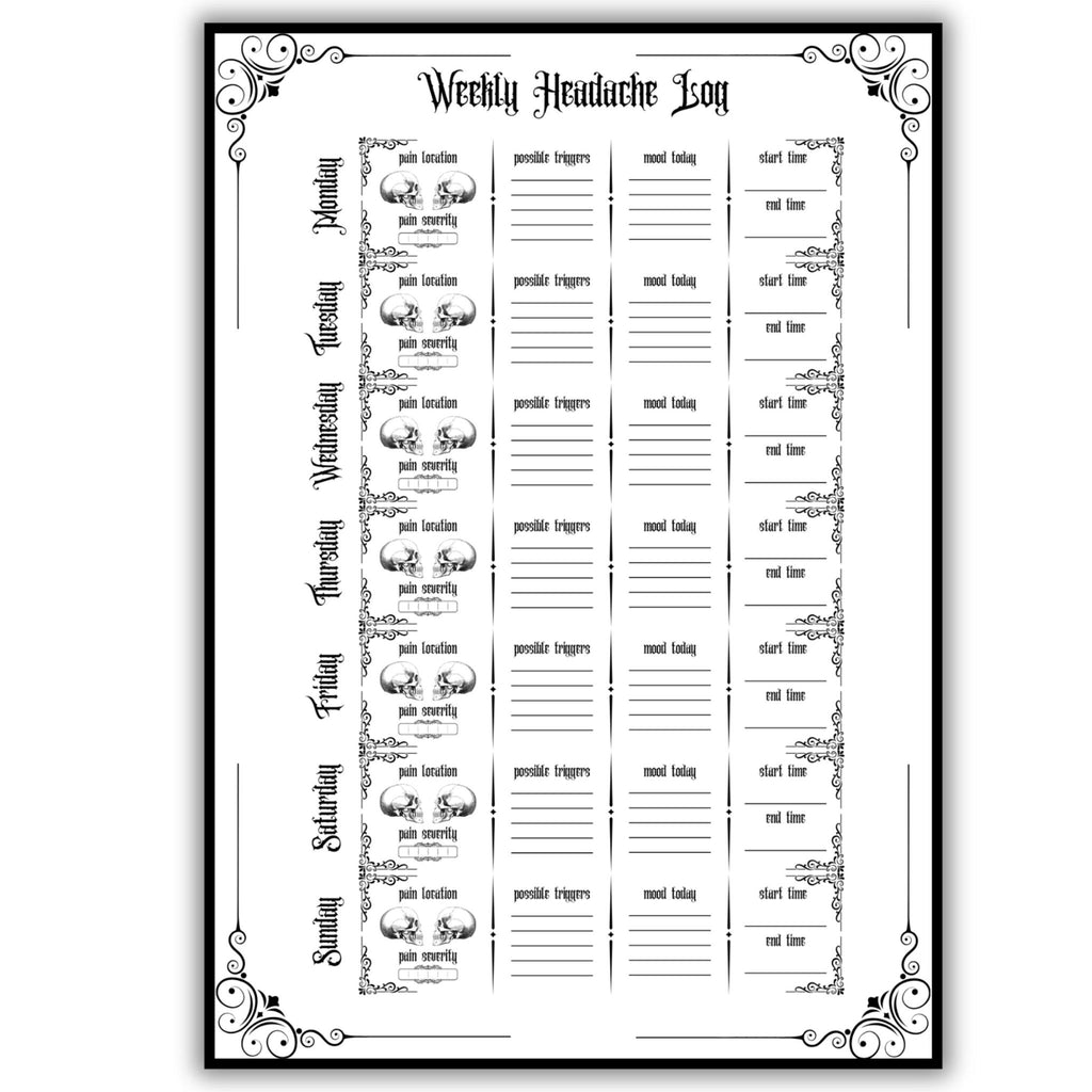 Gothic Headache Tracker