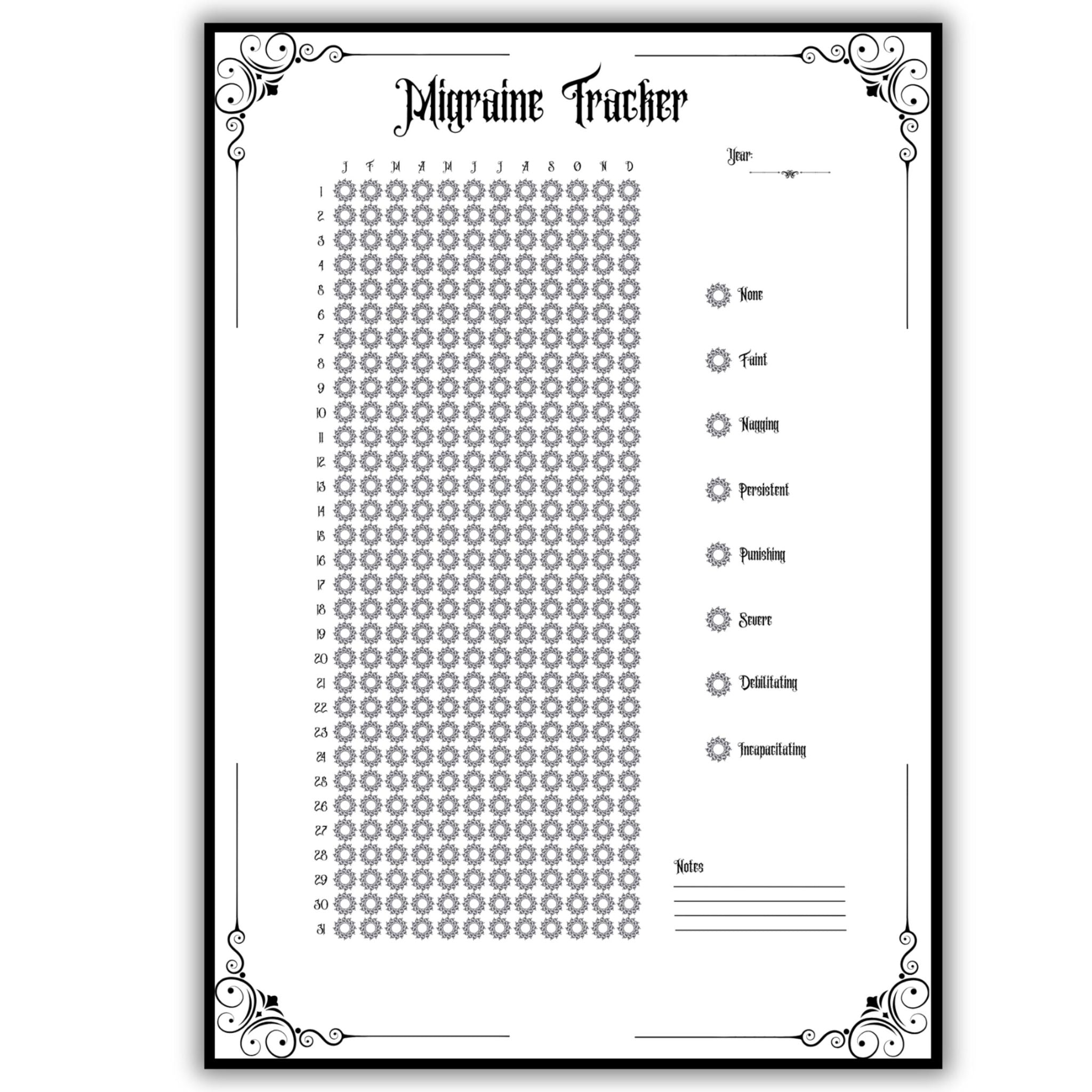 Gothic Headache Tracker