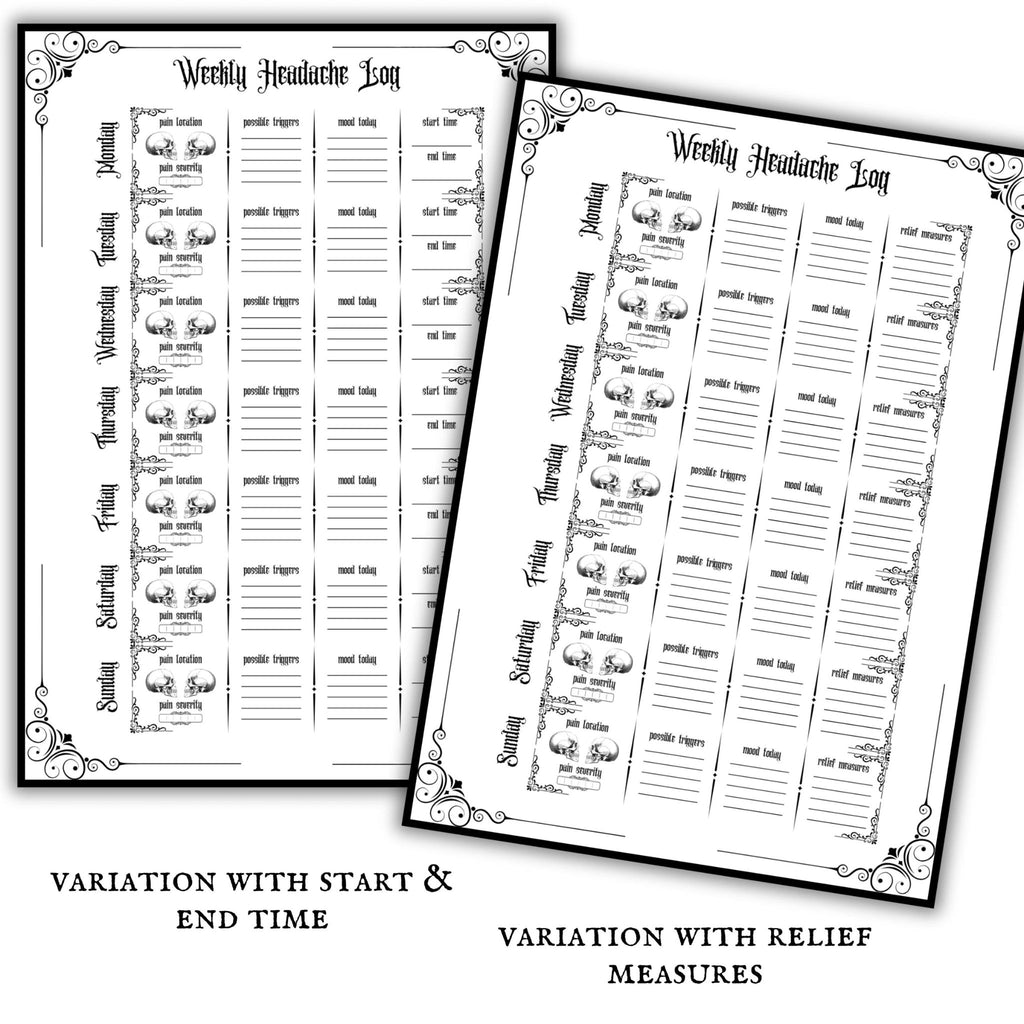 Gothic Headache Tracker
