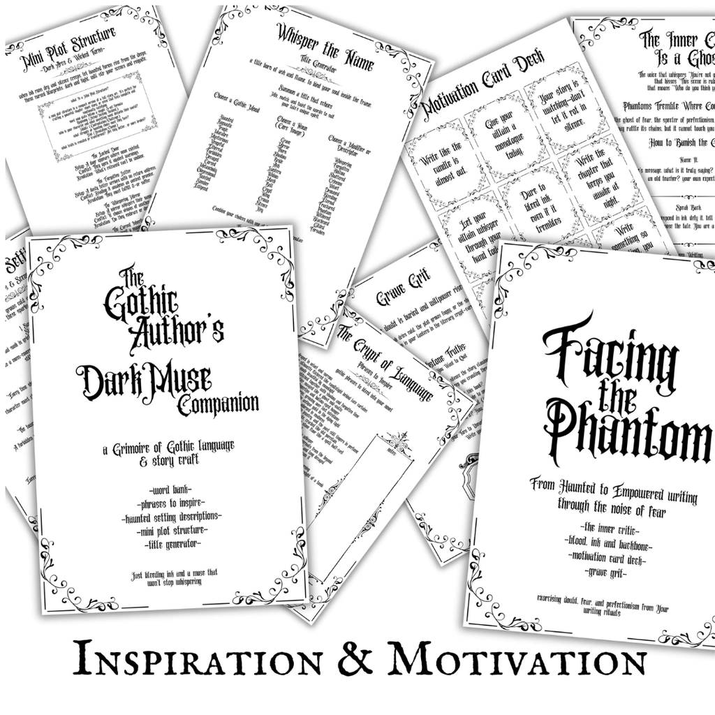 Gothic Writing Planner The Midnight Manuscript