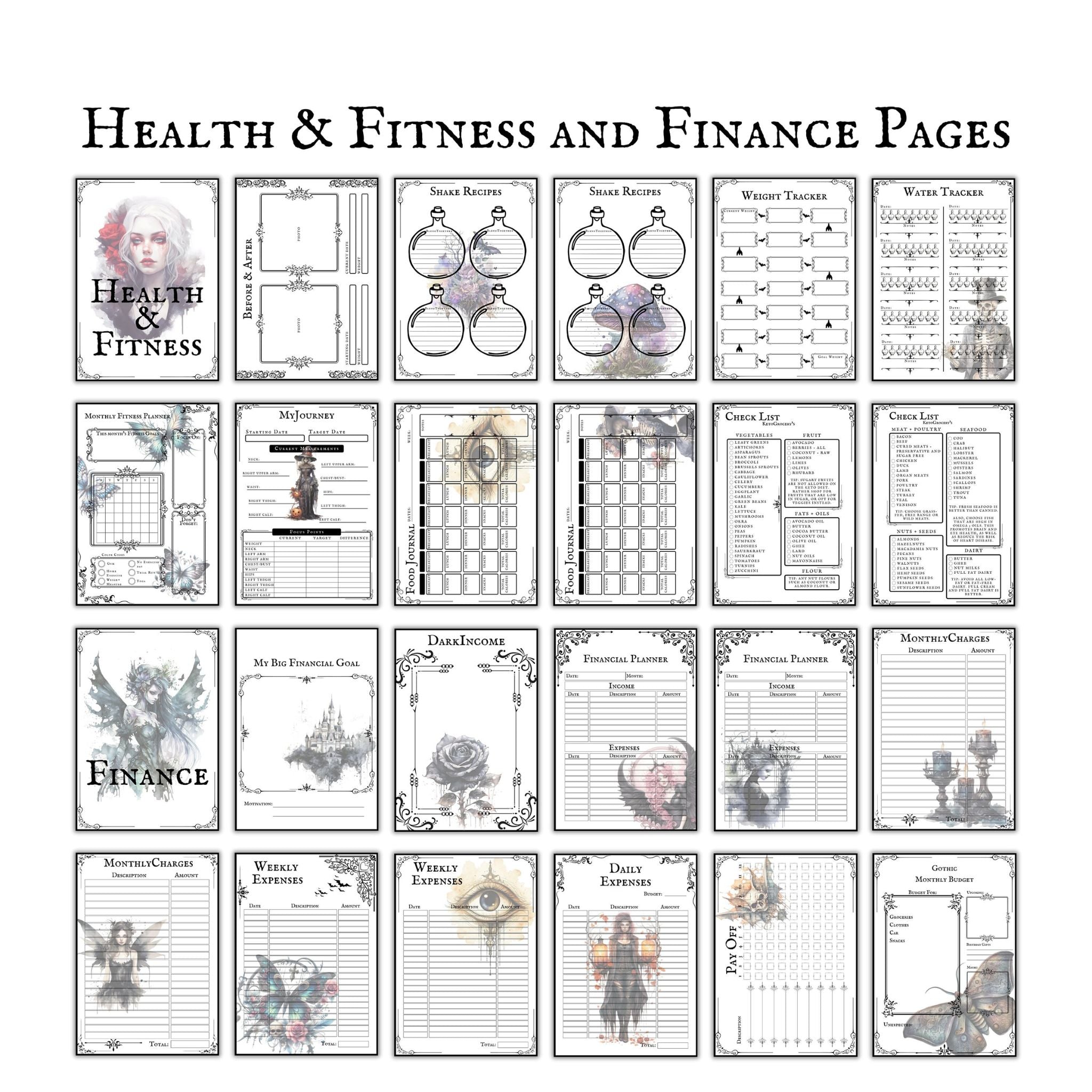 Gothic Undated Planner
