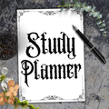 Gothic Study Planner