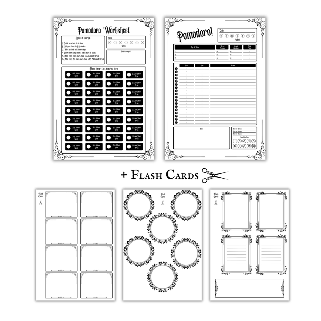 Gothic Study Planner