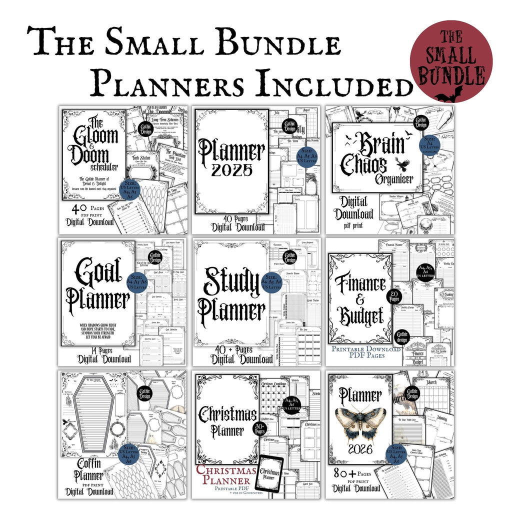 Gothic Planner Bundle