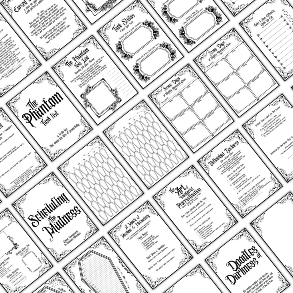 Gothic Planner Bundle Small