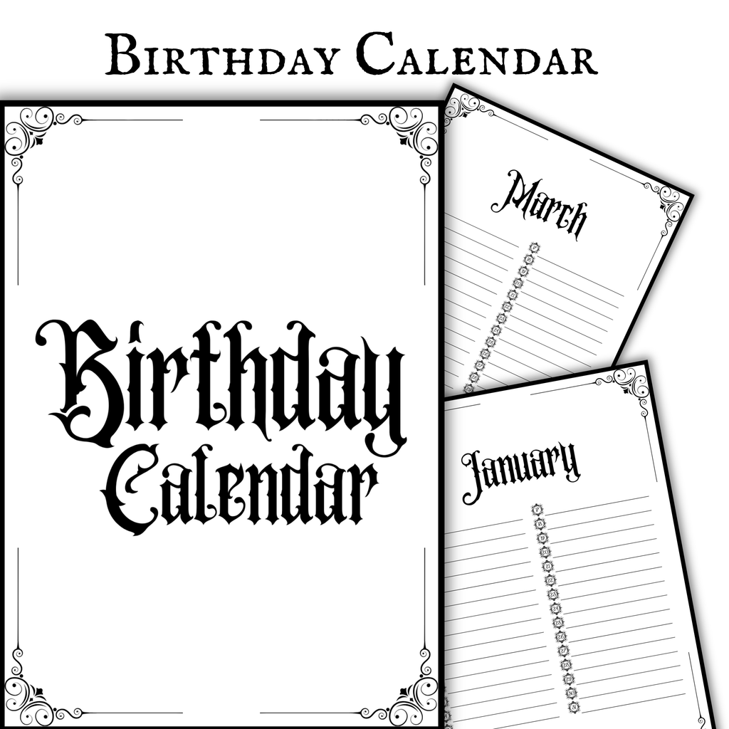 365 Days Gothic Planner