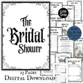 Gothic Bridal Shower Games Bundle