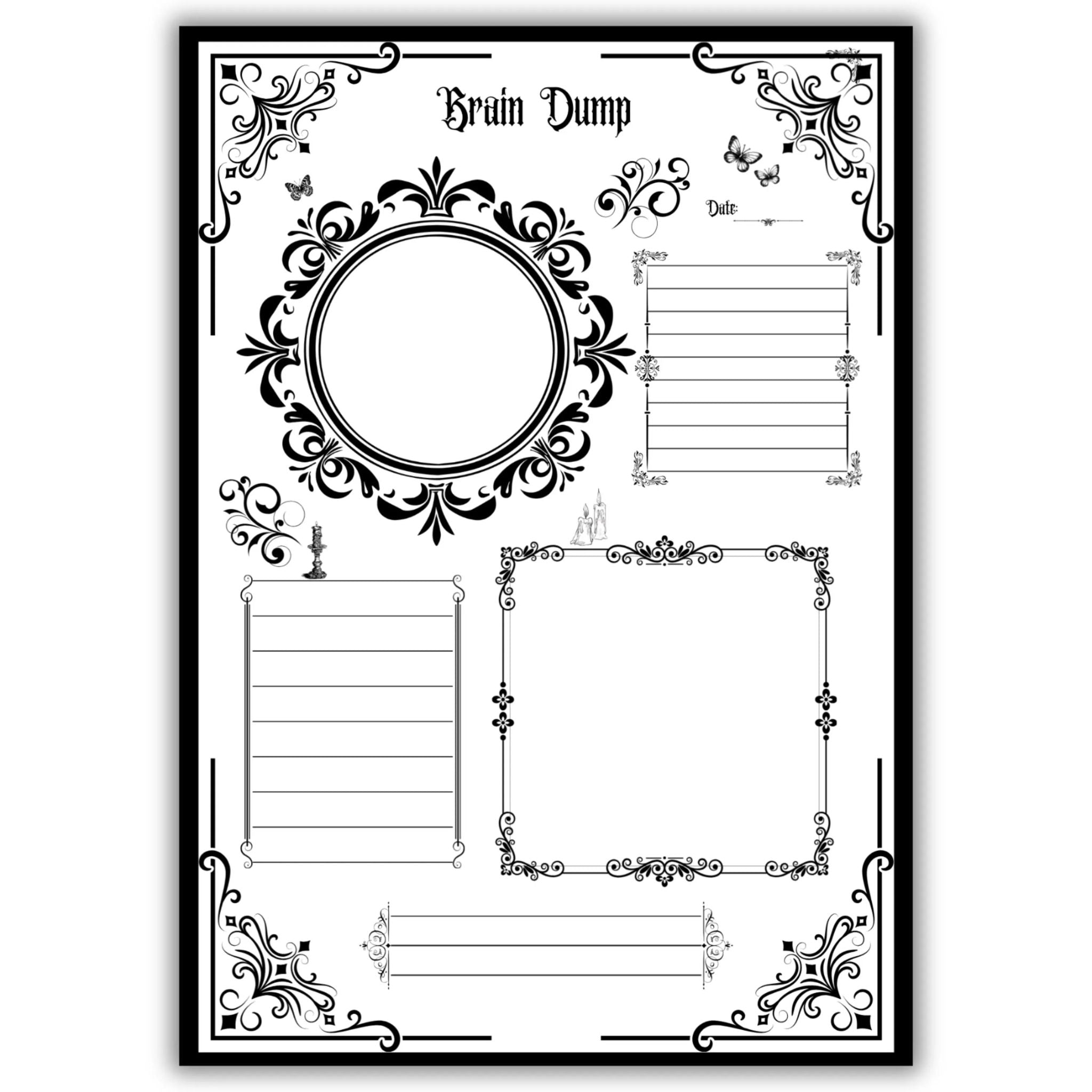 Gothic Brain Dump Page