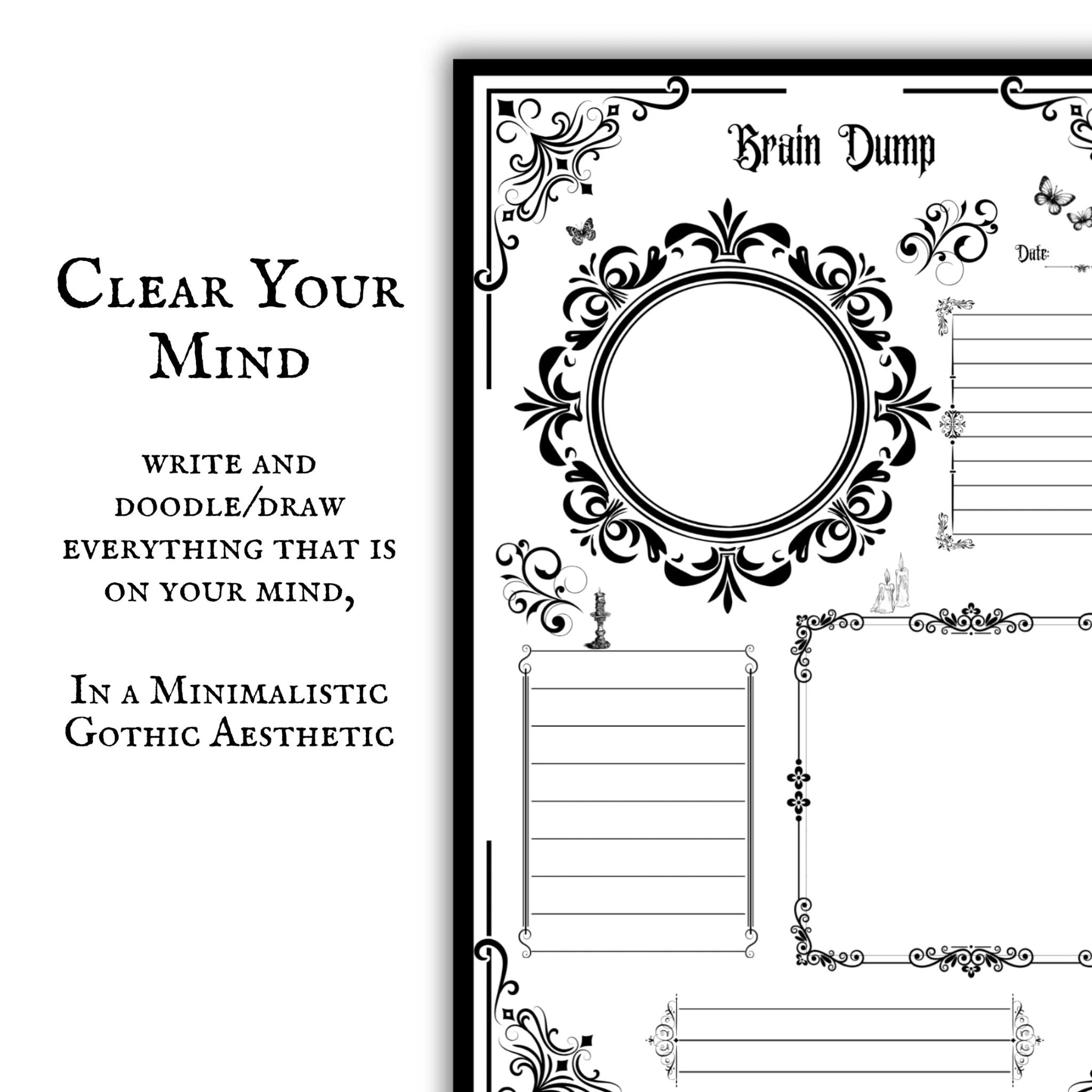Gothic Brain Dump Page