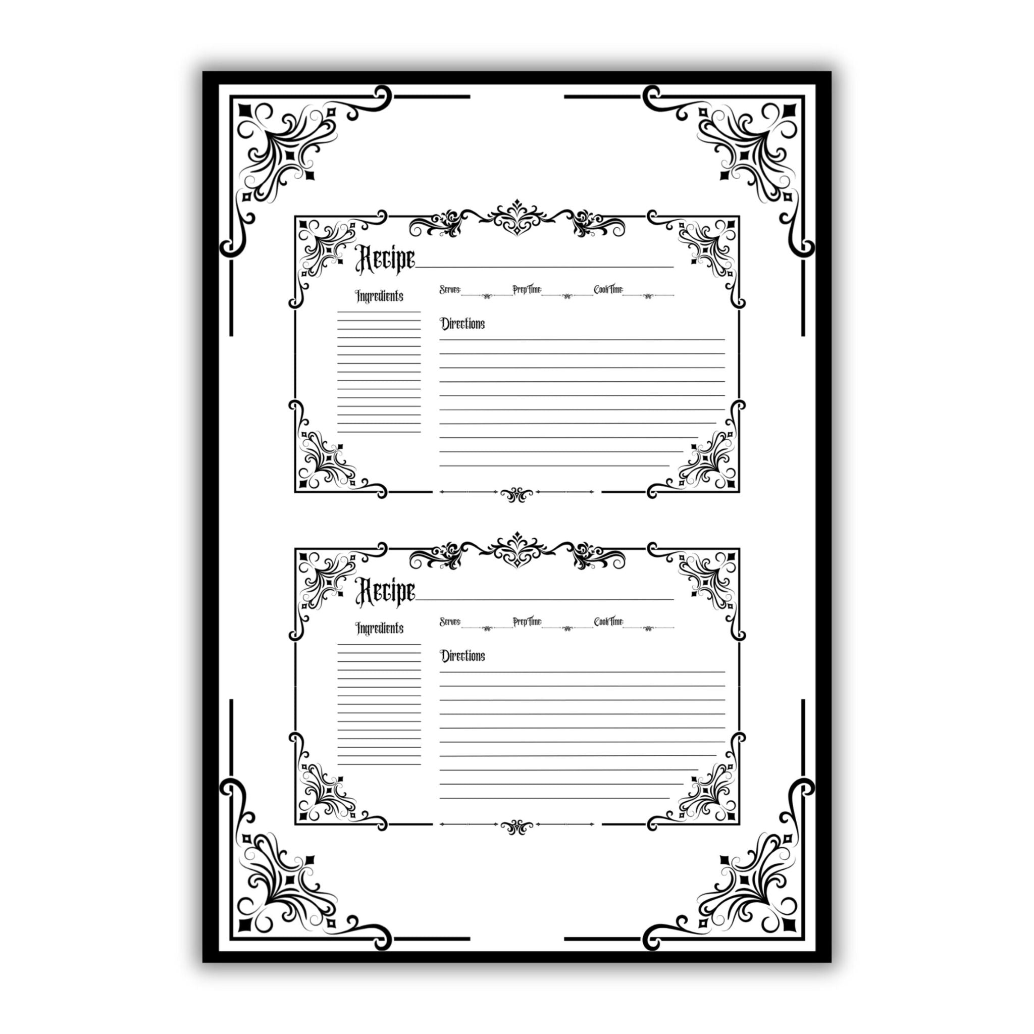 Gothic May Journal Planner Pages