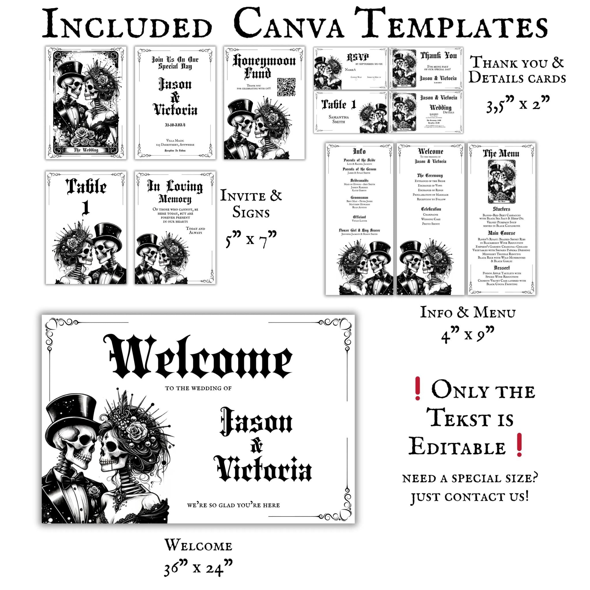Gothic Wedding Bundle Tarot