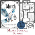 Gothic March Journal Planner Bundle