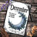 Gothic December Journal Bundle Printable  Monthly Planner, Daily Pages, Tracker & Year-End Reflection PDF