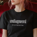 Funny Gothic T-Shirt "Undiagnosed, but my red flags have red flags"