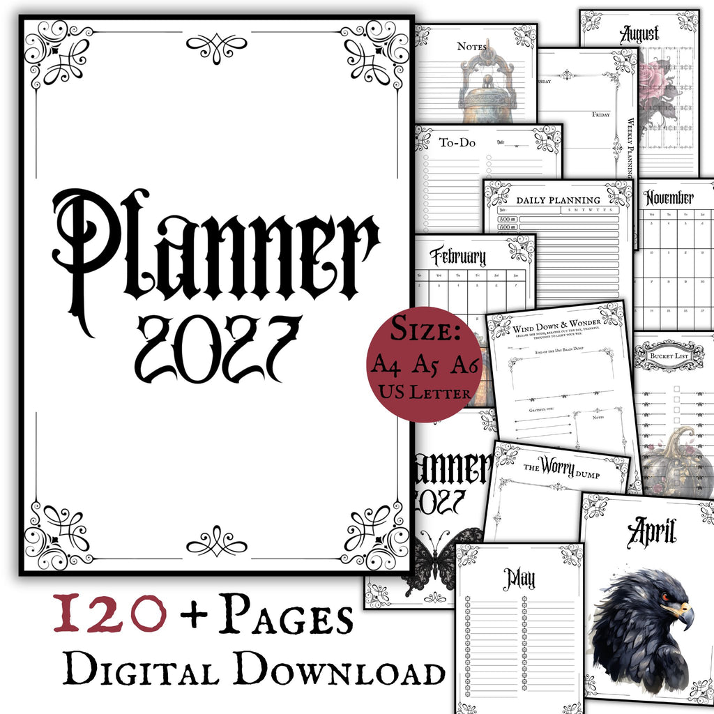 Gothic Planner 2027