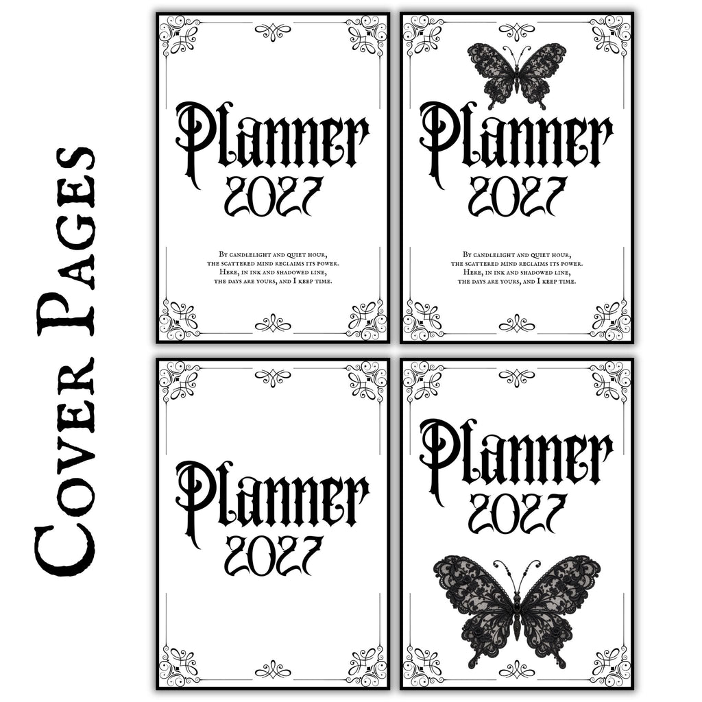 Gothic Planner 2027