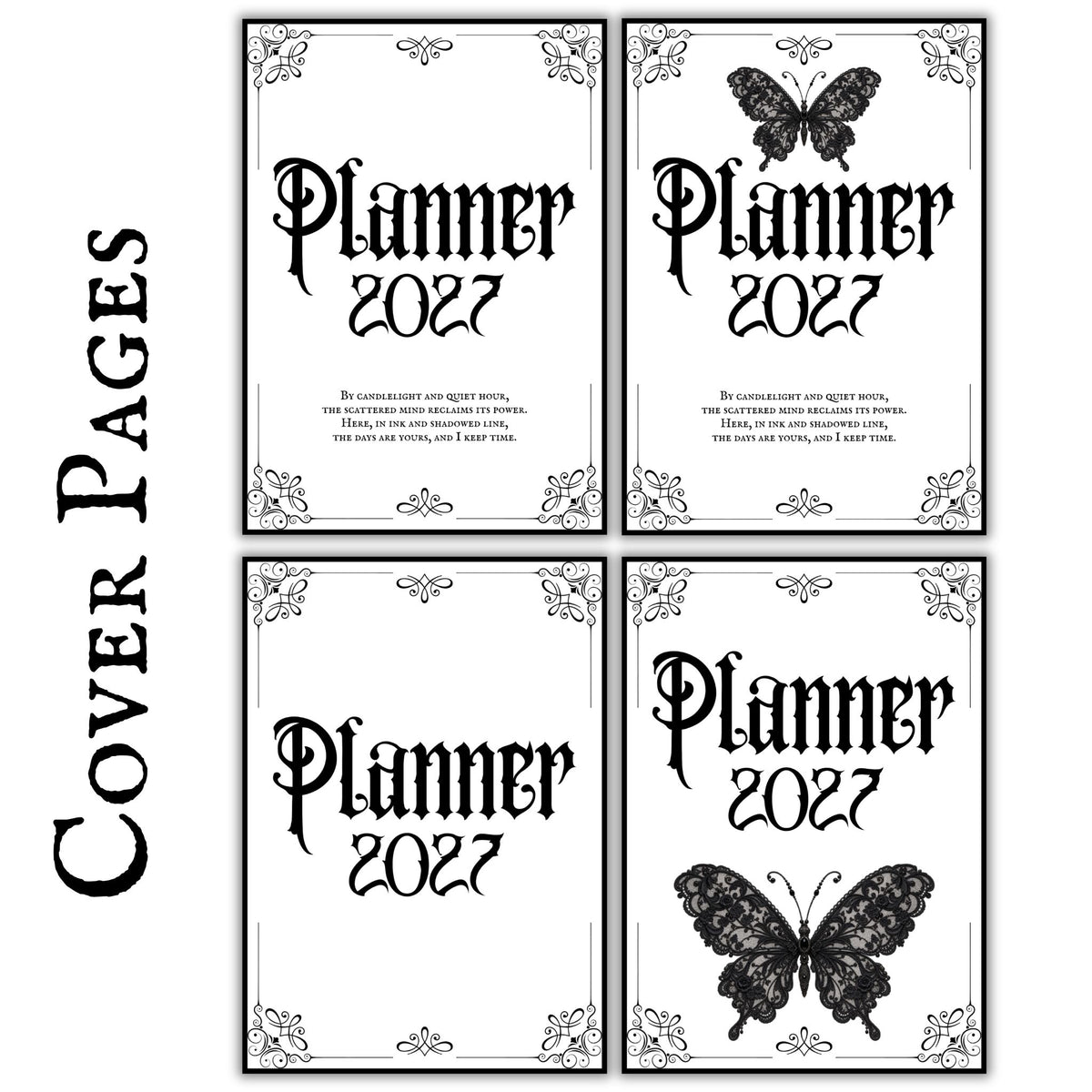 Gothic Planner 2027