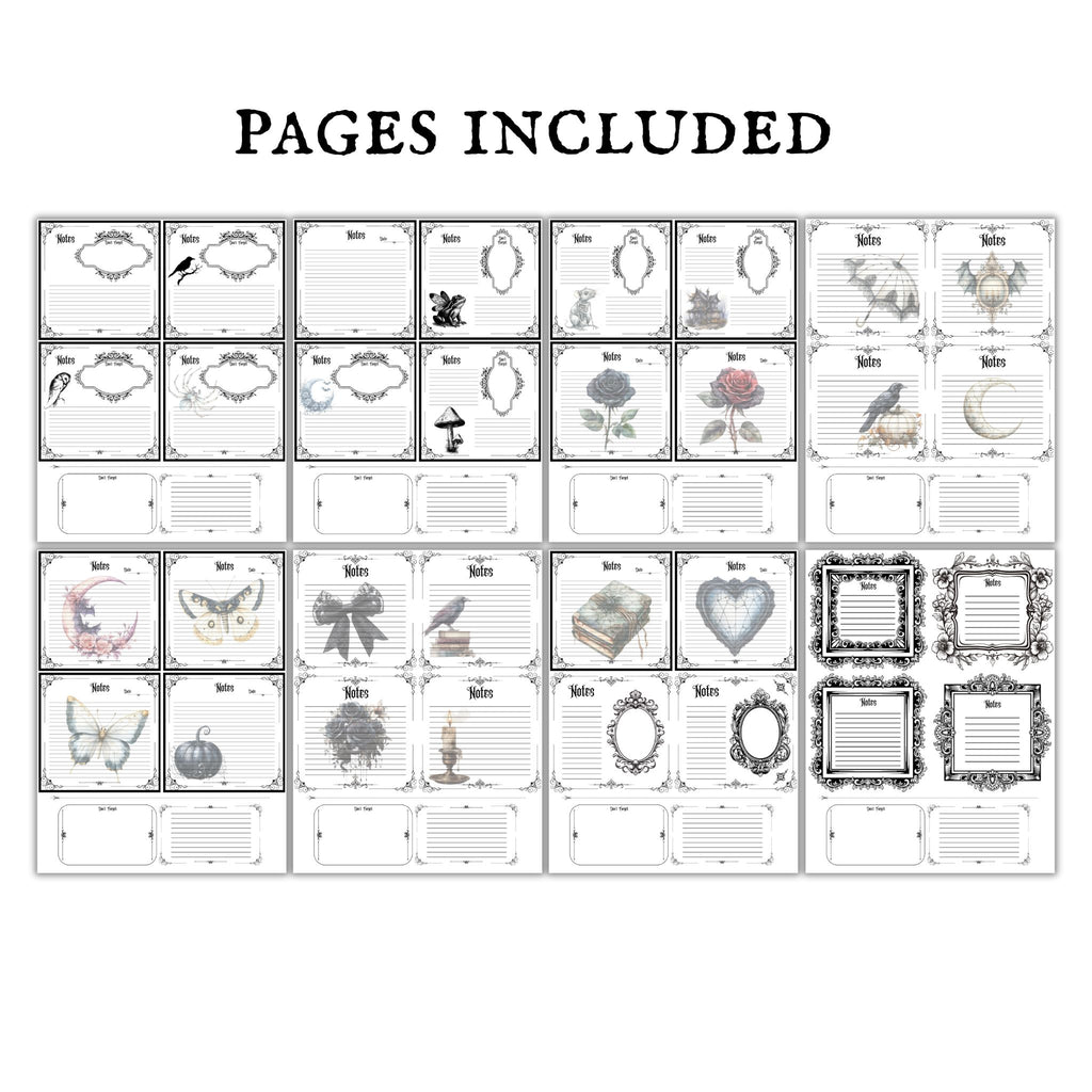 Gothic Notes Cards