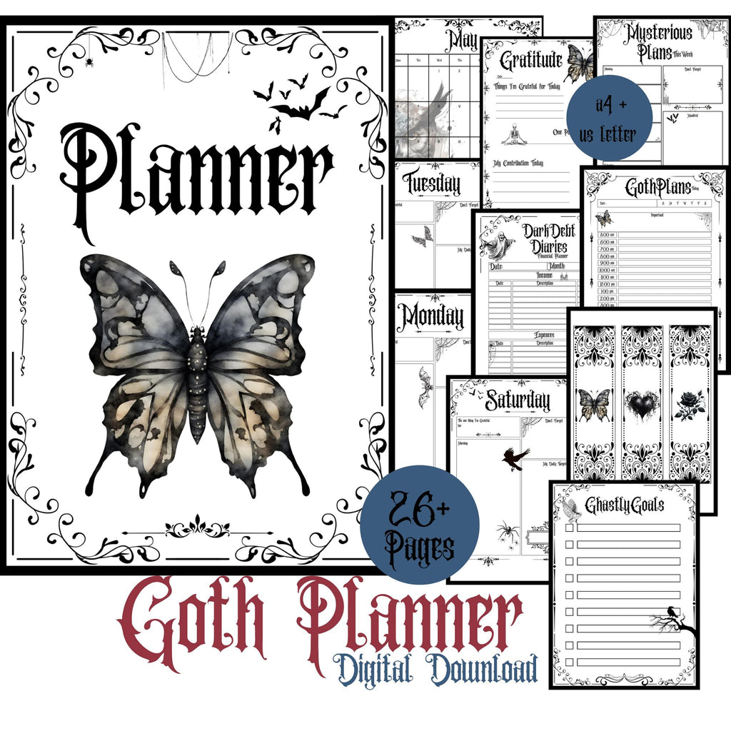 Witchy Goth Planner