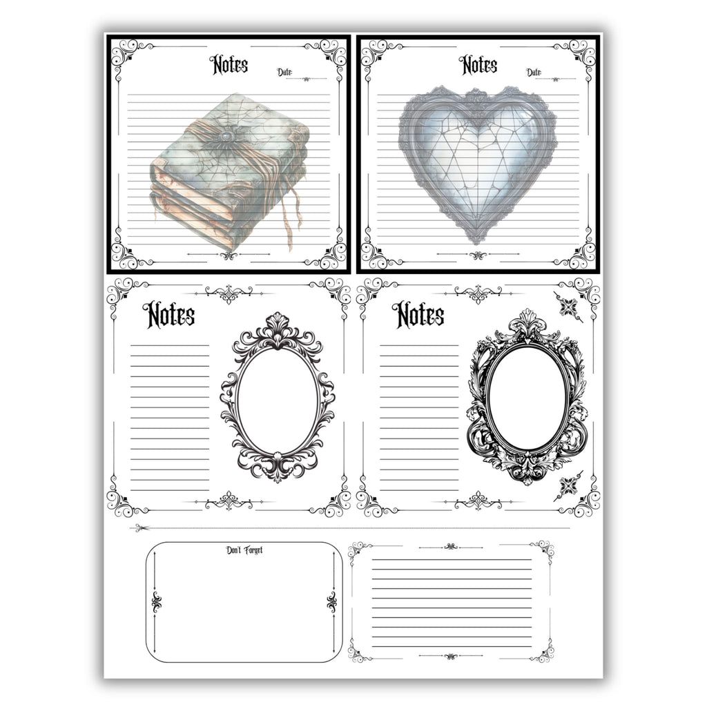 Gothic Notes Cards