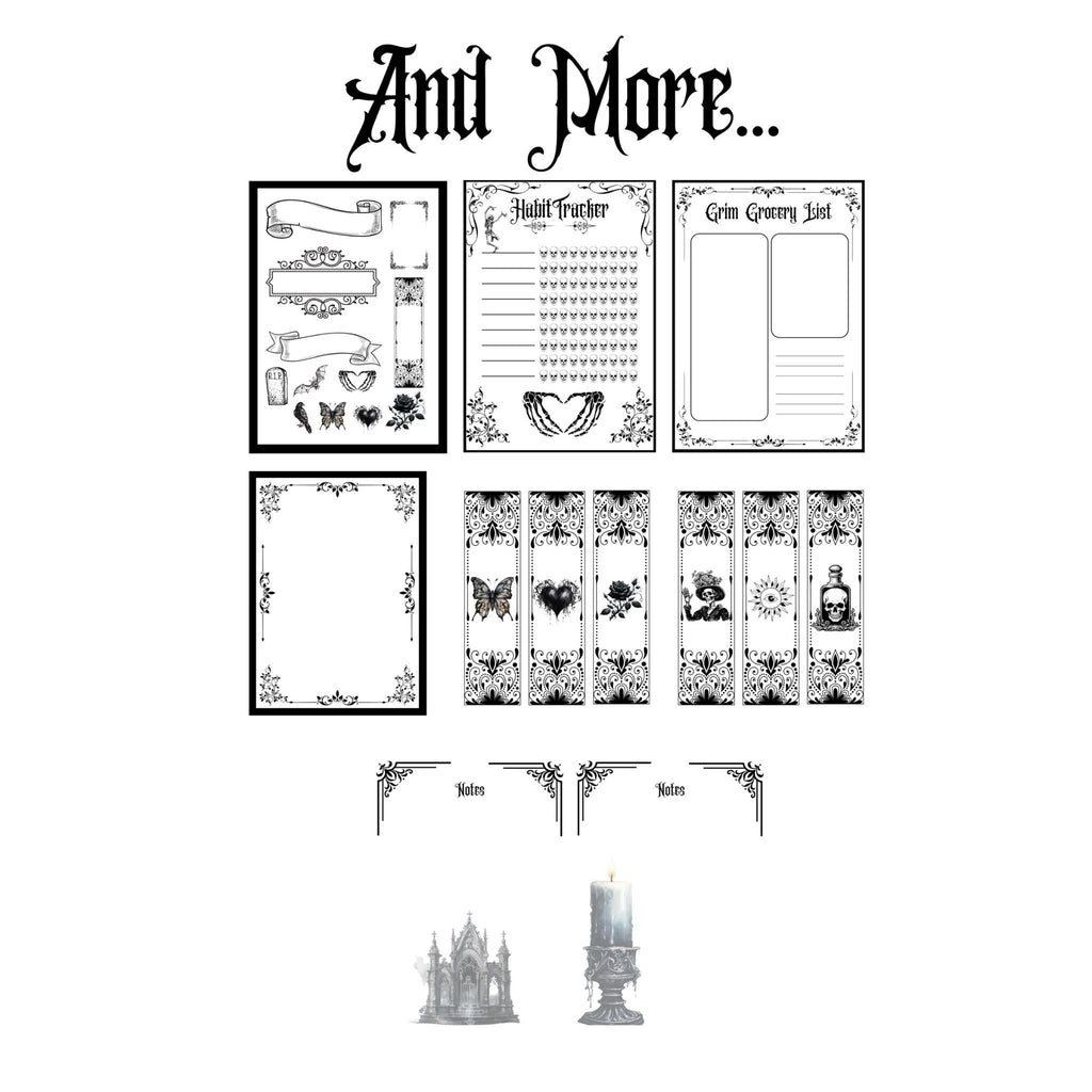 Witchy Goth Planner