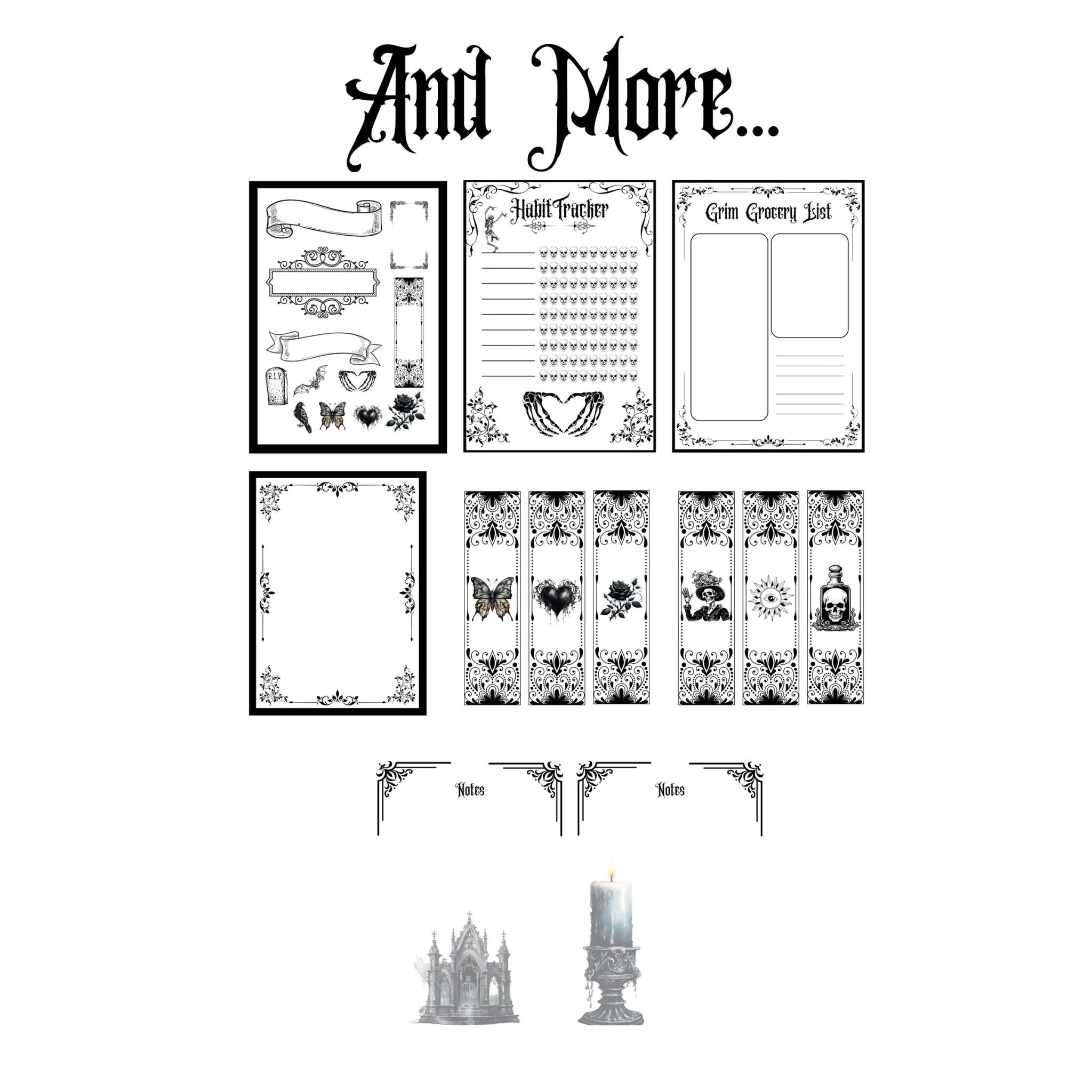 Witchy Goth Planner