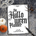 Gothic Halloween Planner Minimalistic Design