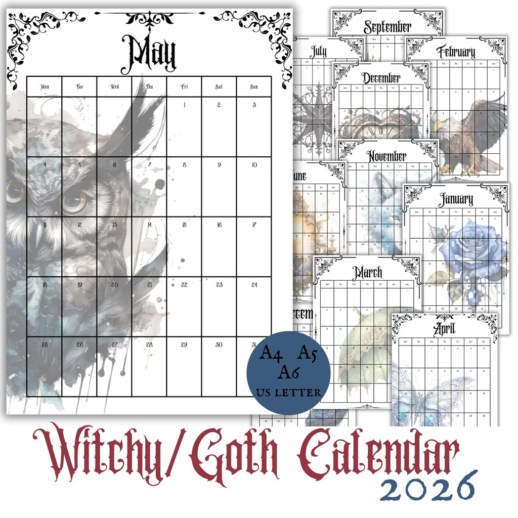 Witchy Goth Planner