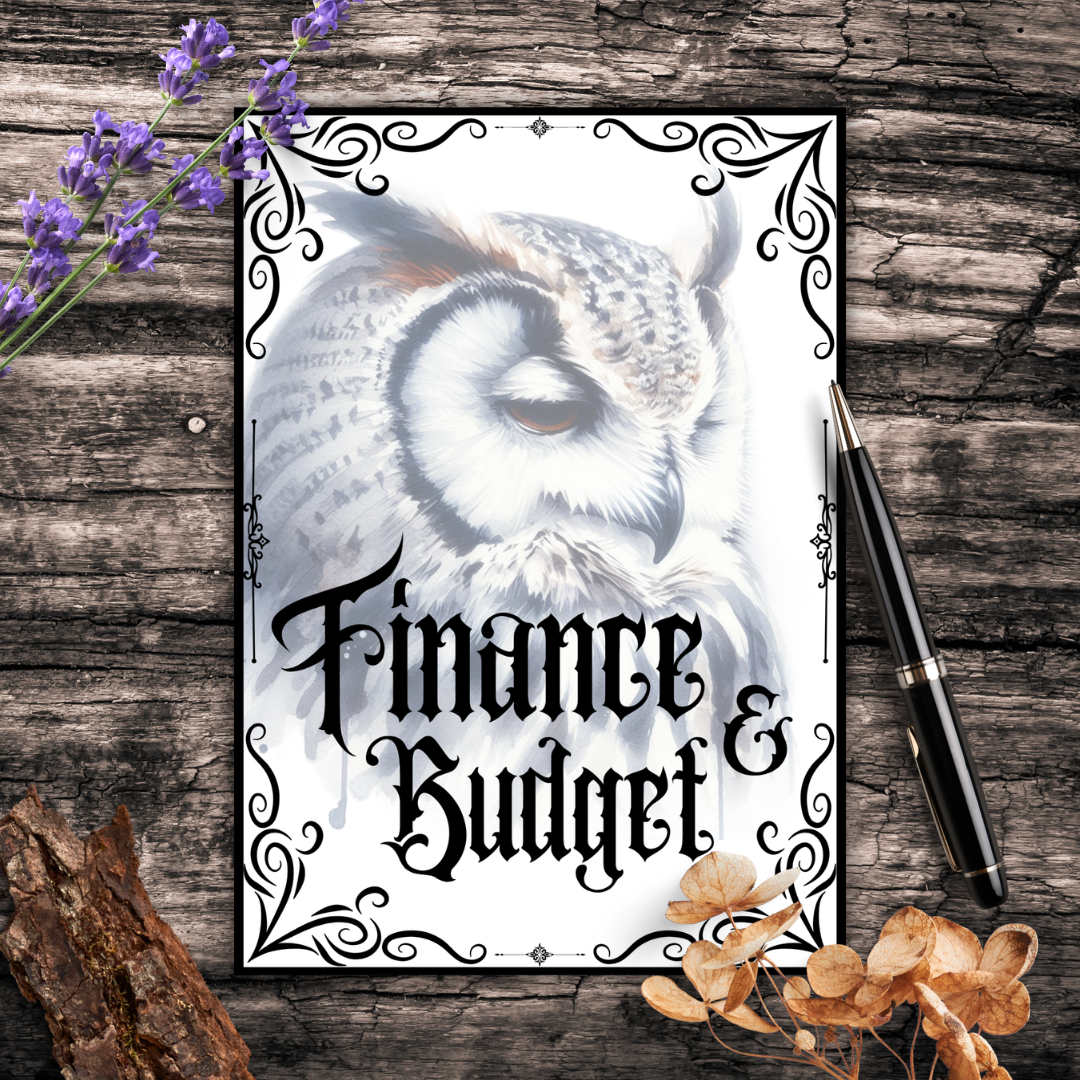 Gothic Financial Planner with Pictures