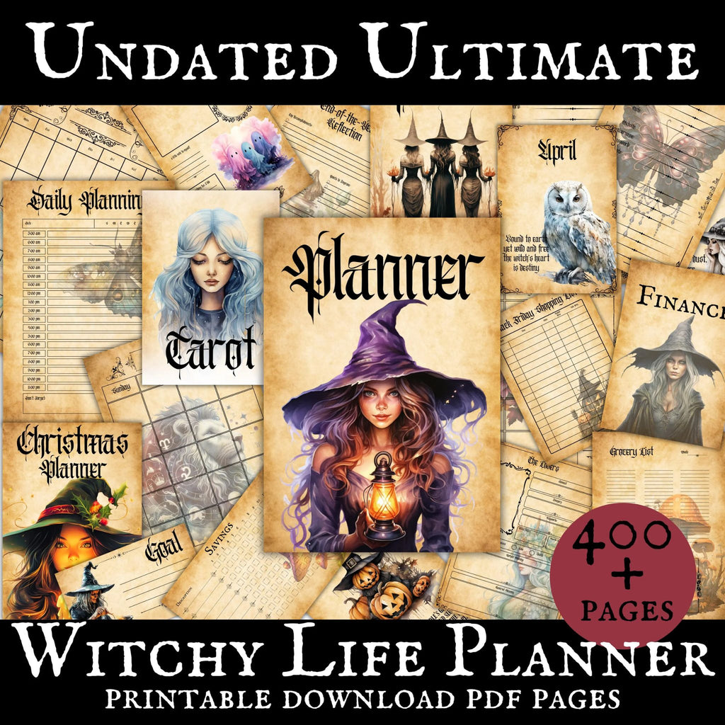 Undated Witchy Life Planner